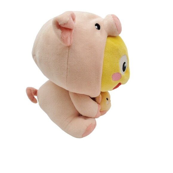 VIPKid Pig Dino Plush Chinese Year Of‎ The Pig Costume 8” Stuffed Animal Plush - Picture 3 of 5